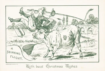 Fisherman thrown by Bull