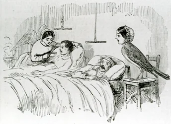Florence Nightingale and One of Her Ministering Angels in the Crimea