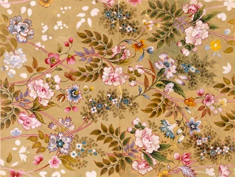 Flowered Textile Design