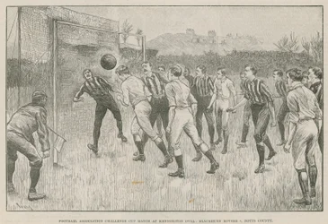 Football Association Challenge Cup Match at Kennington Oval