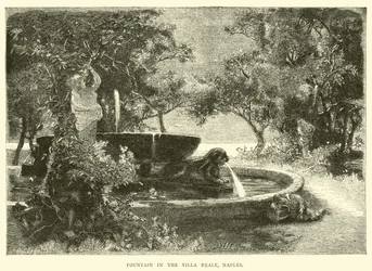 Fountain in the Villa Reale, Naples