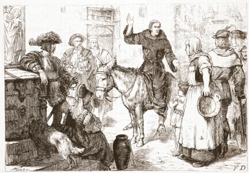 Francis Lambert Preaching