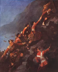 Fraser Highlanders Storming the Heights at Quebec