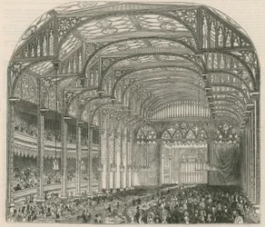 Free Trade Bazaar, Covent Garden Theatre, London