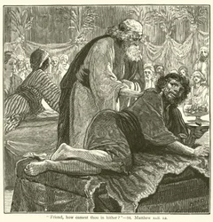 Friend, how camest thou in hither?, St Matthew, xxii