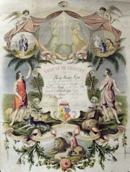 Friendly Society Membership Certificate