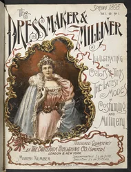 Front cover. The Dressmaker and Milliner. 1895