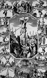 Frontispiece from The New and Complete Book of Martyrs by Paul Wright