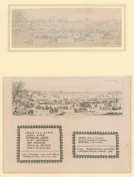 Frost Fair on the Thames, Printed Souvenir for King Charles II and Family, 1684