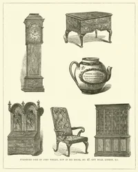 Furniture Used by John Wesley, Now in His House, No 47, City Road, London, EC