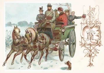 Galloping Horses and Stagecoach
