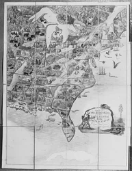 Game of the Star-Spangled Banner or Emigrants to the United States, c.1840