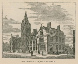 General view of the new Town Hall of Hove