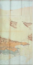 Geological Map of the Cutch Desert, 1870