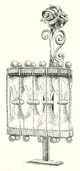 German sixteenth century hour glass