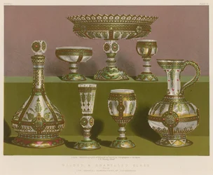 Gilded and Enamelled Glass from The Imperial Manufactory, St. Petersburg