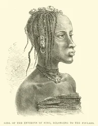 Girl from the environs of Sego, belonging to the Foulahs