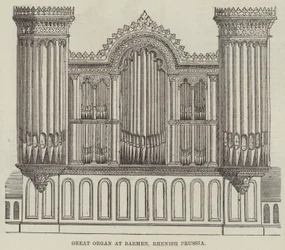 Great Organ at Barmen, Rhenish Prussia