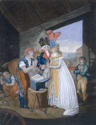 Gretna Green, Or the Red-Hot Marriage, published by Aurrie & Whittle, 1794