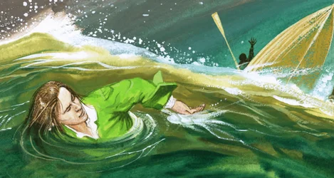 Gulliver shipwrecked