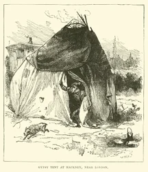 Gypsy Tent at Hackney, near London