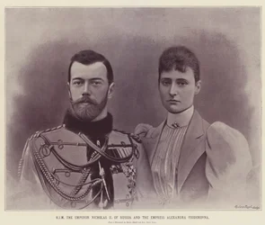 HIM the Emperor Nicholas II of Russia and the Empress Alexandra Feodorovna