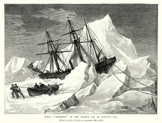 H.M.S. "Intrepid" in the Middle Ice of Baffin