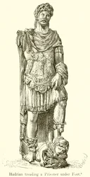 Hadrian Treading a Prisoner under Foot