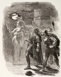 Hamlet, Horatio and Marcellus See the Ghost, from 