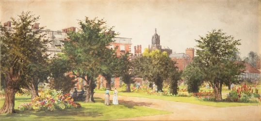 Hampton Court Gardens, c.1910