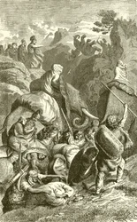 Hannibal Crossing the Alps into Italy