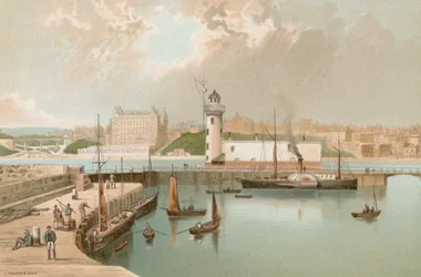 Harbour and Lighthouse--Scarborough
