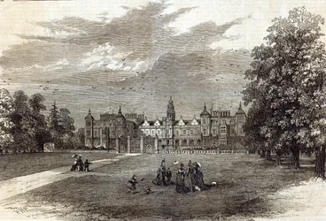 Hatfield House, the Seat of the Marquis of Salisbury, from 