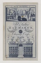 Hatters, Salter, trade card