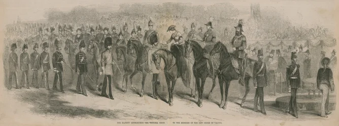 Her Majesty Distributing the Victoria Cross