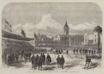 Highland Sports at the Meeting of the Celtic Society on College-Green, Glasgow
