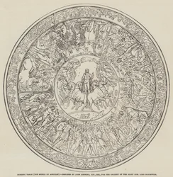 Homeric Table, the Shield of Achilles, designed by John Henning, Junior, Esquire