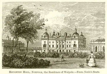 Houghton Hall, Norfolk, the Residence of Walpole