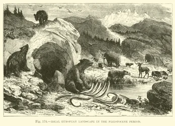 Ideal European Landscape in the Pleistocene Period