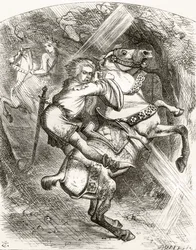 Illustration after J. Tenniel for the poem 