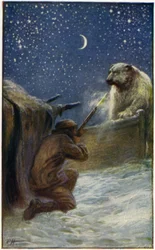 Illustration for Peter The Whaler by William H G Kingston