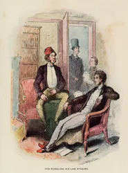 Illustration for The History of Pendennis by Thackeray