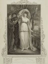 Illustration from Troilus and Cressida, Act III, Scene 2, by William Shakespeare
