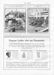 Illustrations of the Titanic and Olympic