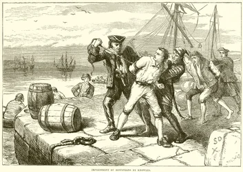 Impressment of Bostonians by Knowles