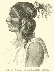 Indian woman of Sacramento River