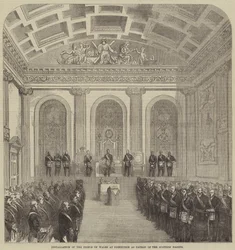 Installation of the Prince of Wales at Edinburgh as Patron of the Scottish Masons