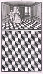 Interior, Illustration from Various Kinds of Floor Decoration, by John Carwitham, 1739