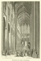 Interior of Tours Cathedral
