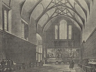 Interior of the Hall, 1816